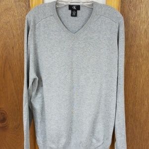 Calvin Klein Mens V Neck Sweater